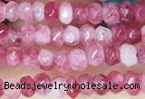 CCN5105 15 inches 3*4mm faceted rondelle candy jade beads