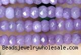 CCN5109 15 inches 3*4mm faceted rondelle candy jade beads