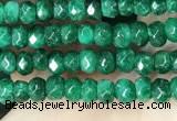 CCN5121 15 inches 3*4mm faceted rondelle candy jade beads