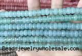 CCN5148 15 inches 5*8mm faceted rondelle candy jade beads