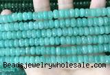 CCN5152 15 inches 5*8mm faceted rondelle candy jade beads