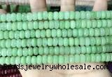 CCN5157 15 inches 5*8mm faceted rondelle candy jade beads