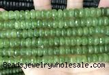 CCN5158 15 inches 5*8mm faceted rondelle candy jade beads