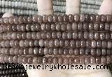 CCN5161 15 inches 5*8mm faceted rondelle candy jade beads