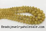 CCN5170 5*8mm - 14*20mm faceted rondelle candy jade graduated beads