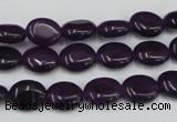 CCN519 15.5 inches 8*10mm oval candy jade beads wholesale