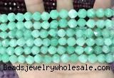 CCN5246 15 inches 8mm faceted nuggets candy jade beads