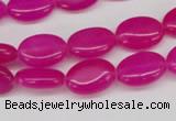 CCN527 15.5 inches 10*14mm oval candy jade beads wholesale