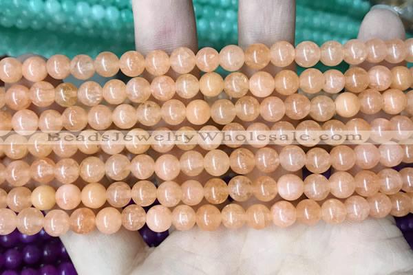 CCN5274 15 inches 6mm round candy jade beads Wholesale