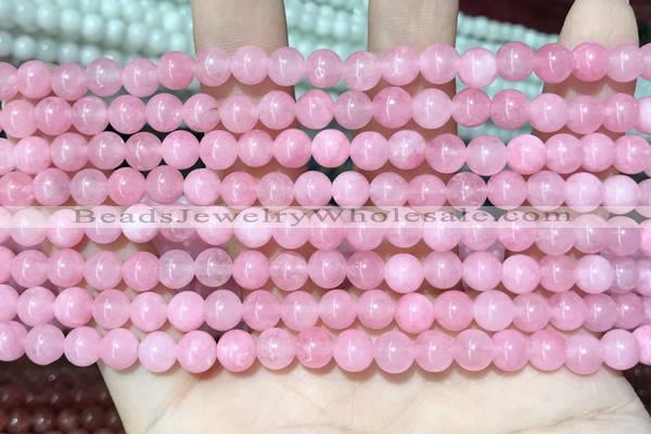 CCN5277 15 inches 6mm round candy jade beads Wholesale