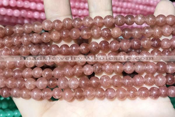 CCN5278 15 inches 6mm round candy jade beads Wholesale