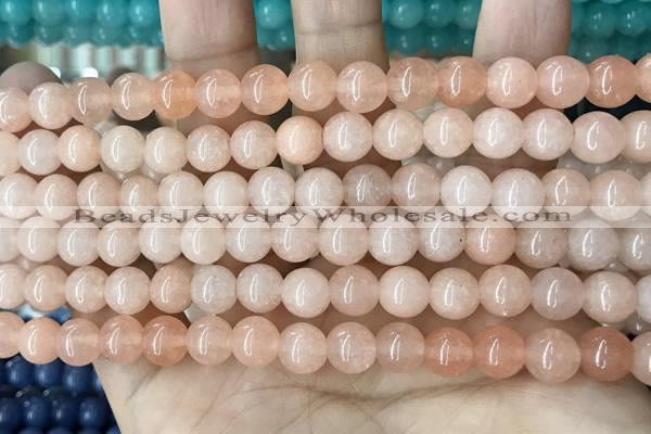 CCN5317 15 inches 8mm round candy jade beads Wholesale