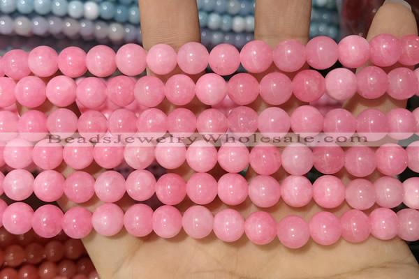 CCN5326 15 inches 8mm round candy jade beads Wholesale