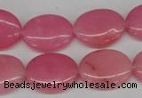 CCN536 15.5 inches 15*20mm oval candy jade beads wholesale