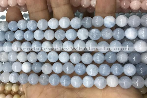 CCN5384 15 inches 8mm round candy jade beads Wholesale