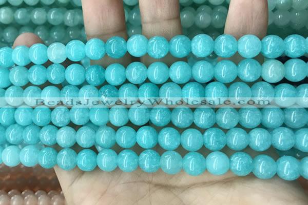 CCN5403 15 inches 8mm round candy jade beads Wholesale