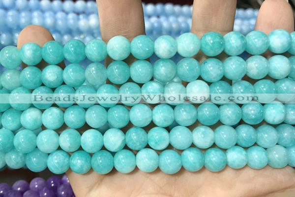 CCN5410 15 inches 8mm round candy jade beads Wholesale