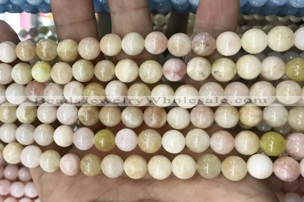 CCN5472 15 inches 8mm round candy jade beads Wholesale