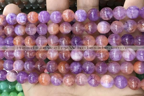 CCN5477 15 inches 8mm round candy jade beads Wholesale