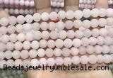 CCN5582 15 inches 8mm round matte candy jade beads Wholesale