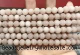 CCN5590 15 inches 8mm round matte candy jade beads Wholesale