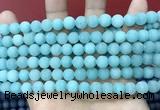 CCN5607 15 inches 8mm round matte candy jade beads Wholesale