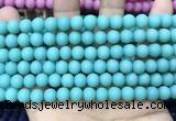 CCN5608 15 inches 8mm round matte candy jade beads Wholesale