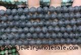 CCN5633 15 inches 8mm round matte candy jade beads Wholesale