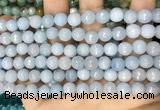 CCN5652 15 inches 8mm faceted round candy jade beads