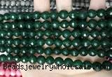 CCN5674 15 inches 8mm faceted round candy jade beads