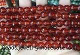 CCN5735 15 inches 8mm faceted round candy jade beads