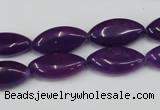 CCN576 15.5 inches 10*20mm marquise candy jade beads wholesale