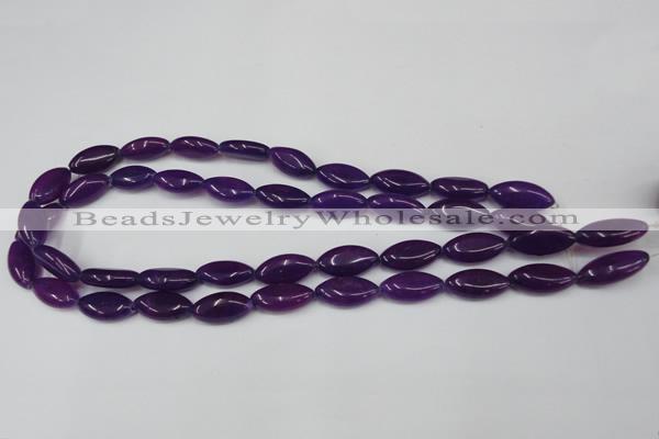 CCN576 15.5 inches 10*20mm marquise candy jade beads wholesale