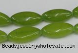 CCN577 15.5 inches 10*20mm marquise candy jade beads wholesale