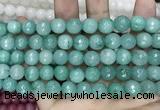 CCN5786 15 inches 10mm faceted round candy jade beads