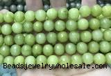 CCN5792 15 inches 10mm faceted round candy jade beads