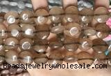 CCN5867 15 inches 15mm flat round candy jade beads Wholesale