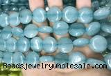 CCN5887 15 inches 15mm flat round candy jade beads Wholesale