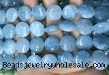 CCN5891 15 inches 15mm flat round candy jade beads Wholesale