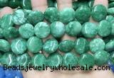 CCN5907 15 inches 15mm flat round candy jade beads Wholesale