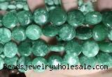 CCN5909 15 inches 15mm flat round candy jade beads Wholesale