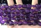 CCN5930 15 inches 12*12mm heart candy jade beads Wholesale