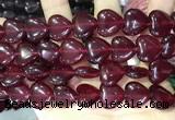 CCN5953 15 inches 14*14mm heart candy jade beads Wholesale