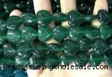 CCN5959 15 inches 14*14mm heart candy jade beads Wholesale