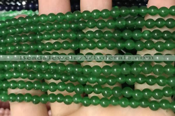 CCN6003 15.5 inches 4mm round candy jade beads Wholesale