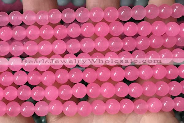 CCN6153 15.5 inches 6mm round candy jade beads Wholesale