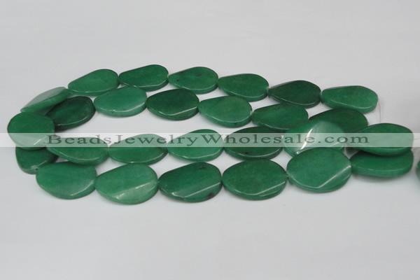 CCN620 15.5 inches 22*30mm twisted oval candy jade beads wholesale