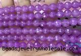 CCN6306 15.5 inches 8mm faceted round candy jade beads Wholesale