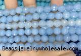 CCN6312 15.5 inches 8mm faceted round candy jade beads Wholesale