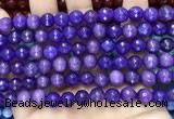 CCN6319 15.5 inches 8mm faceted round candy jade beads Wholesale